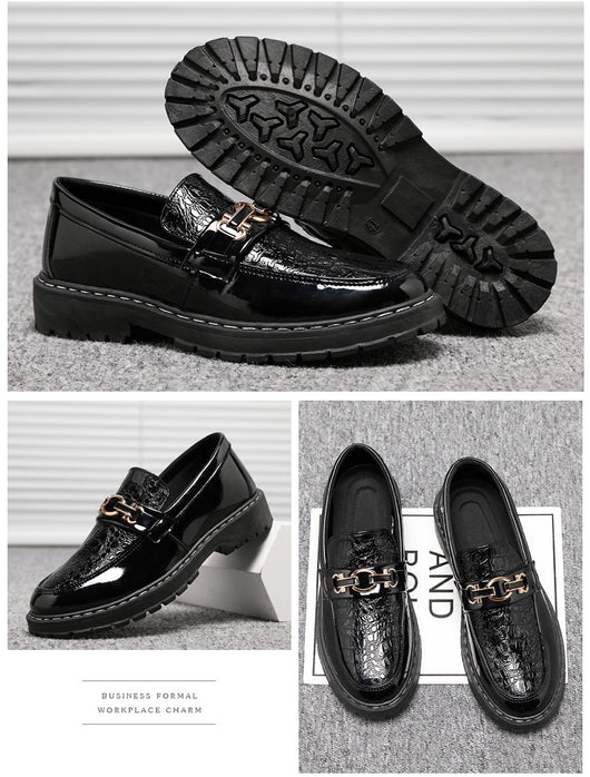 Zapatos de Cuero Británico para Hombre - Estilo Casual Brillante - Image 12