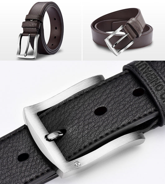 Cinturón Casual Coreano para Hombre con Hebilla de Pasador - Image 15