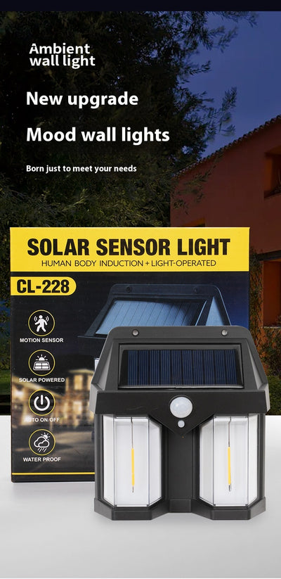Lámpara Solar de Pared para Jardín - Decoración Exterior con Filamento Tungsteno - Image 16