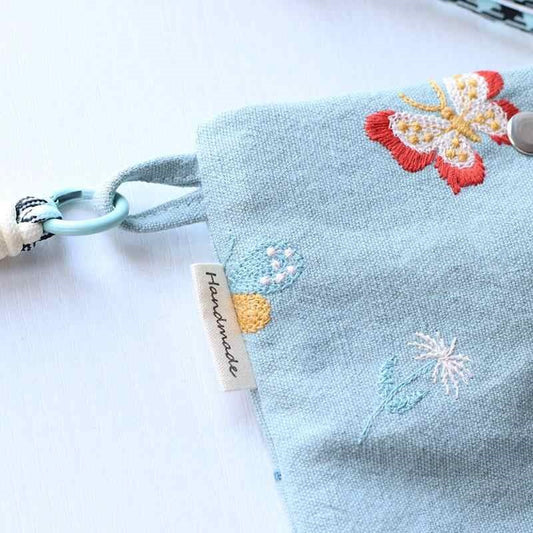 Bolso Bandolera con Bordado de Mariposa y Monedero Integrado - Image 2