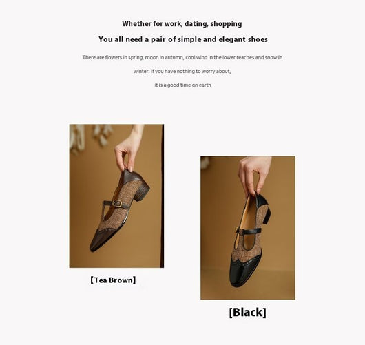 Zapatos Mary Jane con Tacón Robusto y Tira T para Mujer - Image 11
