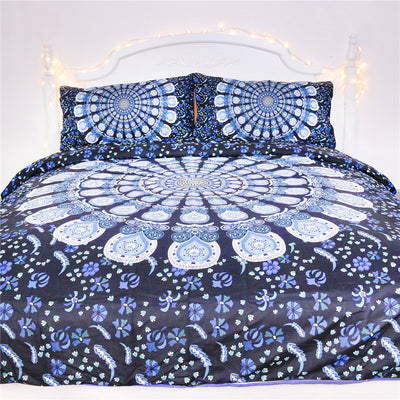 Juego de Cama Pavo Real Azul - Image 7