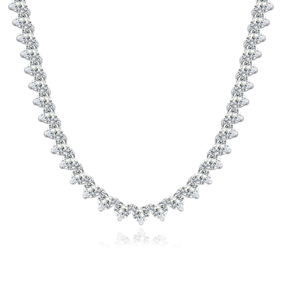 Collar Romantic Gravity - Joya de Lujo en Plata S925 con Moissanita Premium