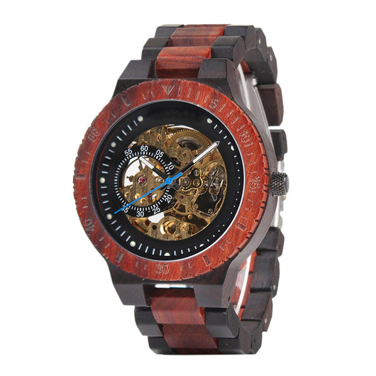 Reloj Mecánico de Madera Infected Gris con Correa Ajustable - Image 6