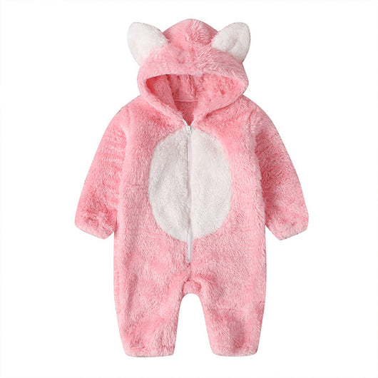 Pijama Enterizo de Forro Polar con Diseño de Animales Adorables - Image 10