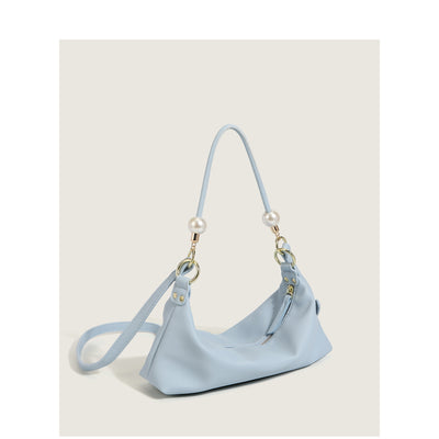 Bolso de Hombro Minimalista Perla con Textura Acolchada - Image 2