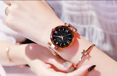 Reloj Cuarzo Estrellado con Correa Magnética Lazy - Image 21