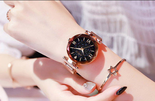 Reloj Cuarzo Estrellado con Correa Magnética Lazy - Image 21