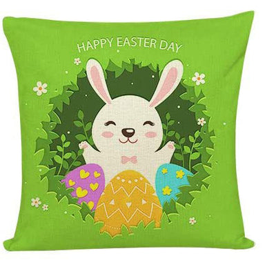 Funda de Almohada de Lino para Sofá Cama Easter - Image 17