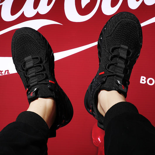 Zapatillas Deportivas Tejidas para Hombre con Suela Flama - Estilo Casual Verano - Image 15