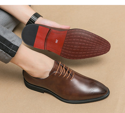 Zapatos de Cuero Elegantes con Cordones - Estilo Formal y Casual - Image 14