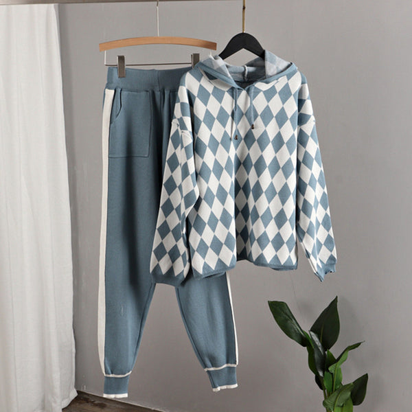 Conjunto Deportivo Casual con Capucha - Traje de Dos Piezas