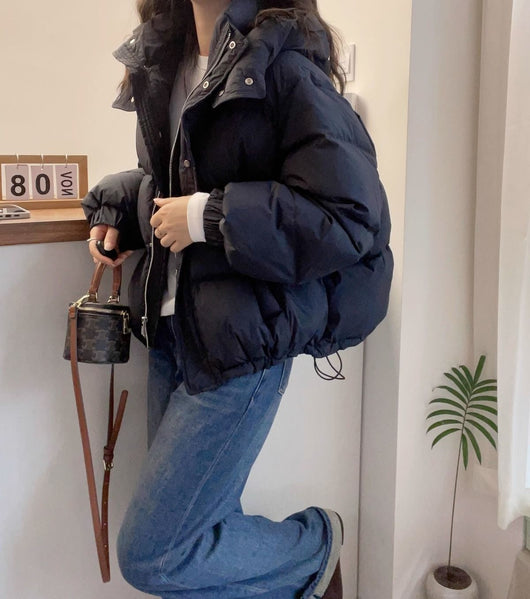 Chaqueta Cálida Casual para Mujer Talla Grande con Abertura Lateral - Image 15