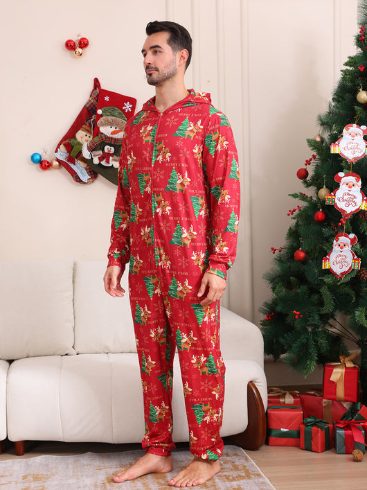 Conjunto Navideño Familiar de Pantalones Largos para Niños y Niñas - Image 30