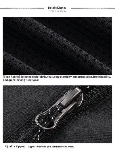 Ropa Deportiva de Seda de Hielo con Protección Solar y Secado Rápido para Hombre - Image 12