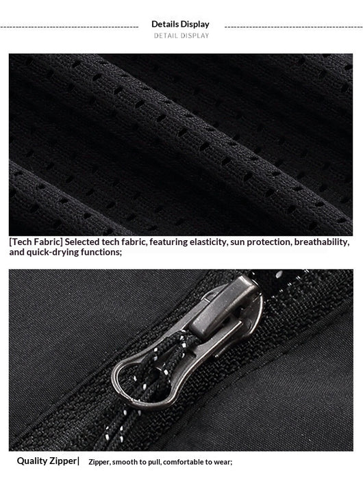 Ropa Deportiva de Seda de Hielo con Protección Solar y Secado Rápido para Hombre - Image 12