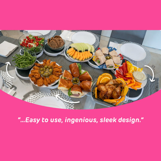 Plato Giratorio para Mesa de Comedor - Lazy Susan Revolucionario - Image 8