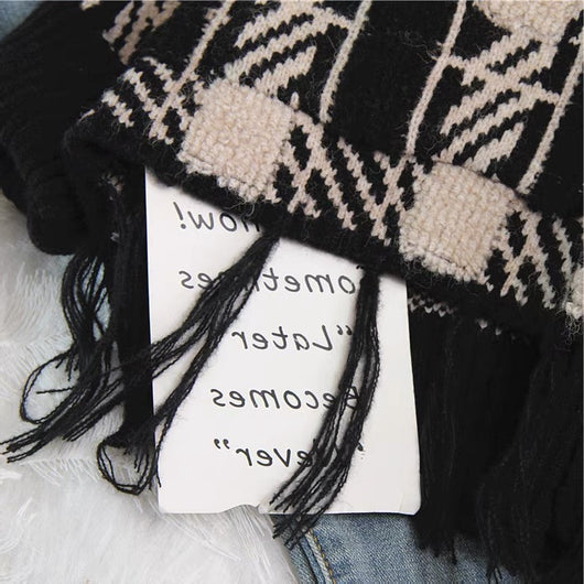 Cardigan Tejido Holgado con Borlas para Mujer - Image 10