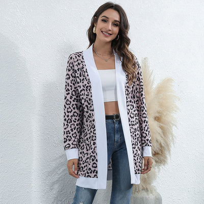 Cardigan Tejido Estampado Leopardo Tie-Dye Navideño - Image 6