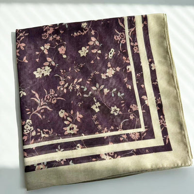 Pañuelo Estampado con Flores Pequeñas - Diseño Clásico - Image 8