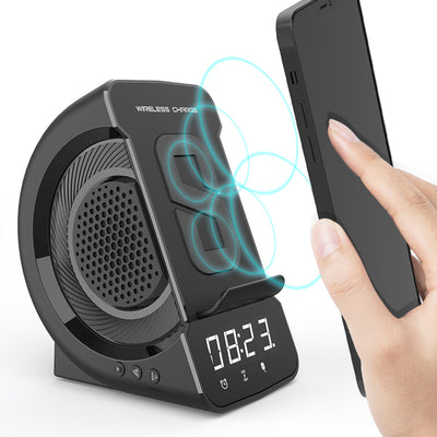 Parlante Bluetooth Portátil con Carga Inalámbrica y Radio Integrada - Image 11