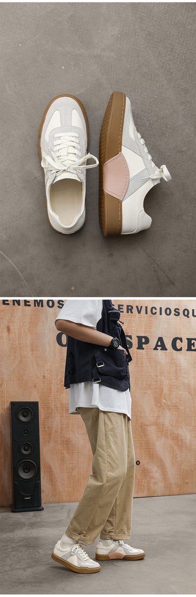 Zapatillas Blancas de Entrenamiento Alemán Estilo Japonés para Hombre - Image 15