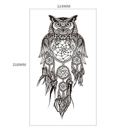 Tatuaje Temporal Transferible - Patrón Animal Tigre y León Media Manga - Image 24