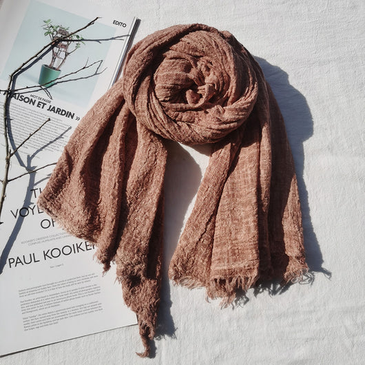 Pañuelo de Algodón Puro Zen para Mujer - Otoño e Invierno - Image 15