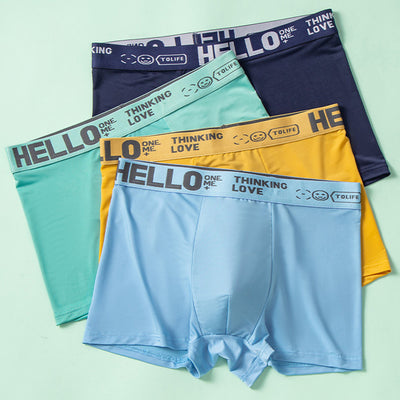 Bóxer de Seda de Hielo para Hombre HELLO - Comodidad Juvenil Premium