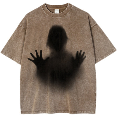 Camiseta Vintage Desgastada Unisex con Estampado Retro - Image 3