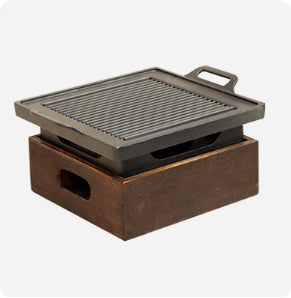 Parrilla Coreana sin Humo con Base de Madera - Image 8