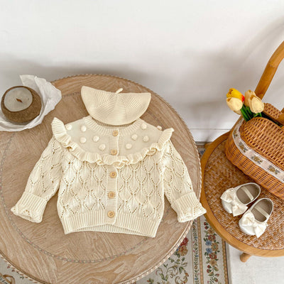 Chaqueta Tejida Hueca Hecha a Mano para Bebés y Niños - Image 19