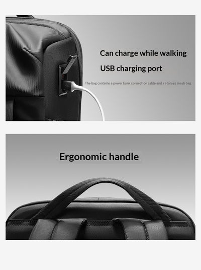 Mochila de Viaje Ejecutiva de Gran Capacidad para Hombres - Image 7