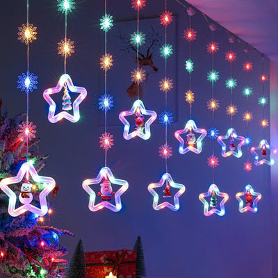 Cadena de Luces Navideñas para Cortinas - Image 27