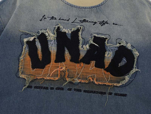 Camiseta Vaquera Vintage Estilo Cowboy con Textura Flocking - Image 19