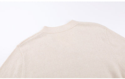 Suéter de Cuello V con Botones en Terciopelo Raccoon - Image 14