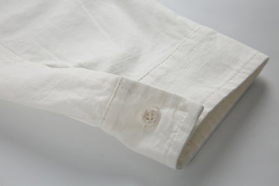 Camisa Unisex con Botones Nudos Chinos de Manga Larga - Image 14