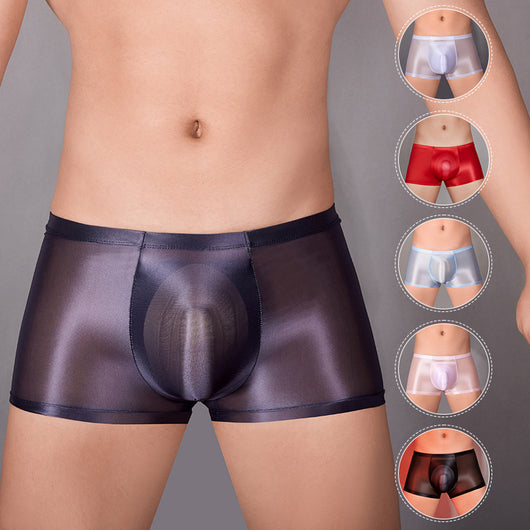 Shorts Elásticos Ultradelgados Brillantes para Hombre - Comodidad Máxima