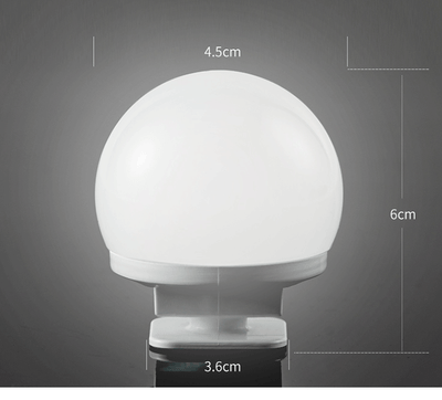 Espejo de Maquillaje LED con Luz Hollywood USB - Iluminación Tricolor Ajustable - Image 19