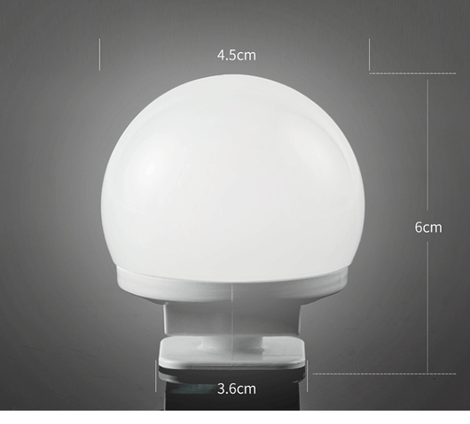 Espejo de Maquillaje LED con Luz Hollywood USB - Iluminación Tricolor Ajustable - Image 19