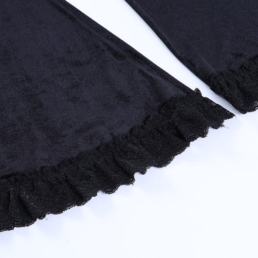 Pantalones Acampanados Negros Mujer - Cintura Alta Versátil para Todos los Estilos - Image 5