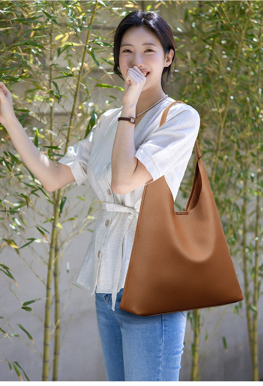 Bolso Retro de Cuero Suave con Gran Capacidad para Llevar al Hombro - Image 29