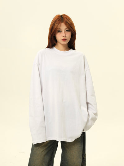 Remera Básica de Algodón Puro Manga Larga 300g - Colores Sólidos - Image 11