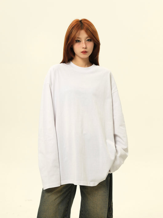 Remera Básica de Algodón Puro Manga Larga 300g - Colores Sólidos - Image 11