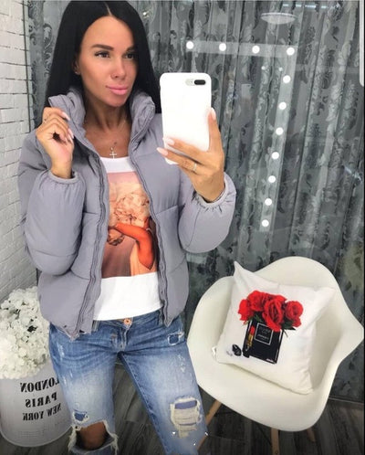 Abrigo Burbuja Oversized con Cuello Estándar - Image 12