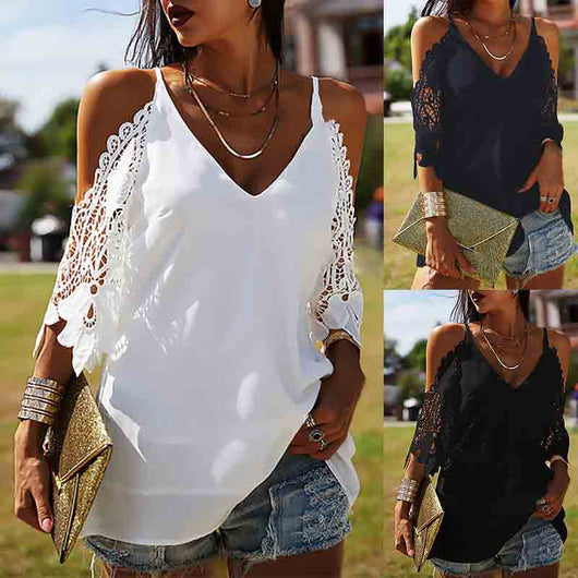 Blusa Suelta Casual de Color Liso para Mujer - Image 8