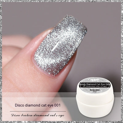 Esmalte de Uñas Gel Ojo de Gato Reflectante con Efecto Diamante - Image 3