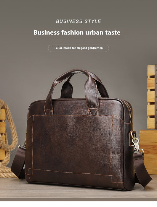 Bolso de Cuero Genuino para Hombre - Piel de Res Primera Calidad - Image 10