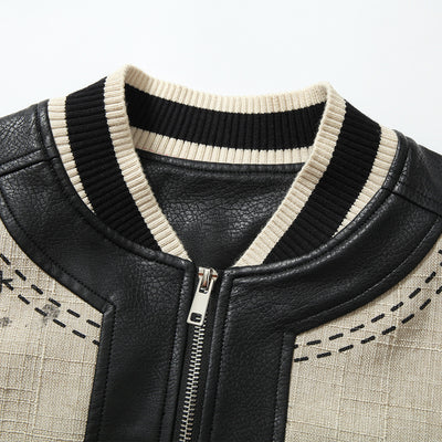 Chaqueta Suelta Estilo Retro Americano con Estampado de Alas de Ángel - Image 3