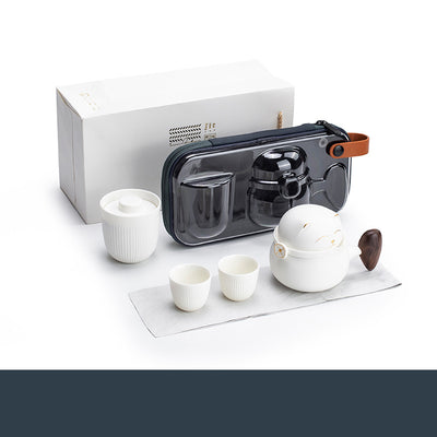 Juego de Té Portátil con Bolsa - Tetera de Cerámica para Viajes - Image 15